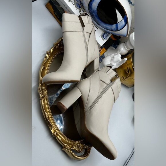 🆕 KURT GEIGER LONDON 🧿 NWOT Mayfair Ankle Boot, Bone - Sz 36 - Picture 12 of 15